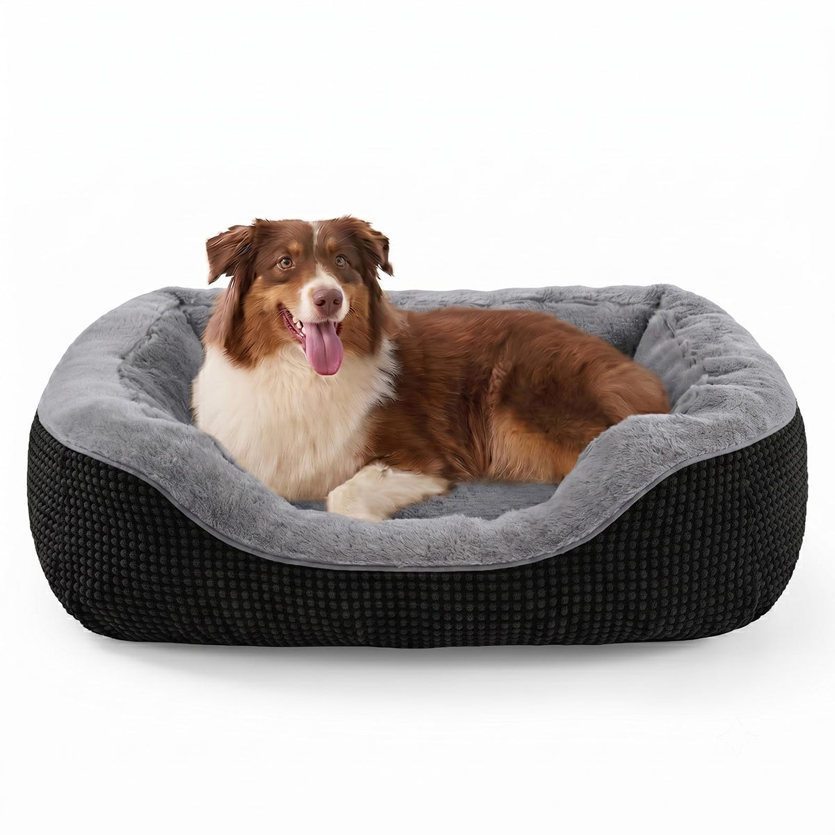 INVENHO Small Dog Bed for Small Dogs, Cat Beds for Indoor Cats Washable, Orthopedic Dog Bed, Warming Soft Calming Sleeping Puppy Bed Durable Pet Bed with Anti-Slip Bottom S(20"x19"x6")