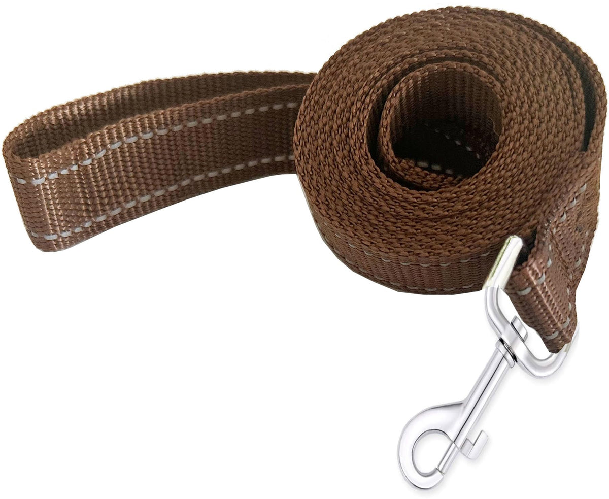 Nylon Dog Training Leash, Traction Rope, 4Ft /5 Foot /6 Feet Long, 5/8 inch 3/4 Inch 1 Inch Wide, for Small and Medium Dogs