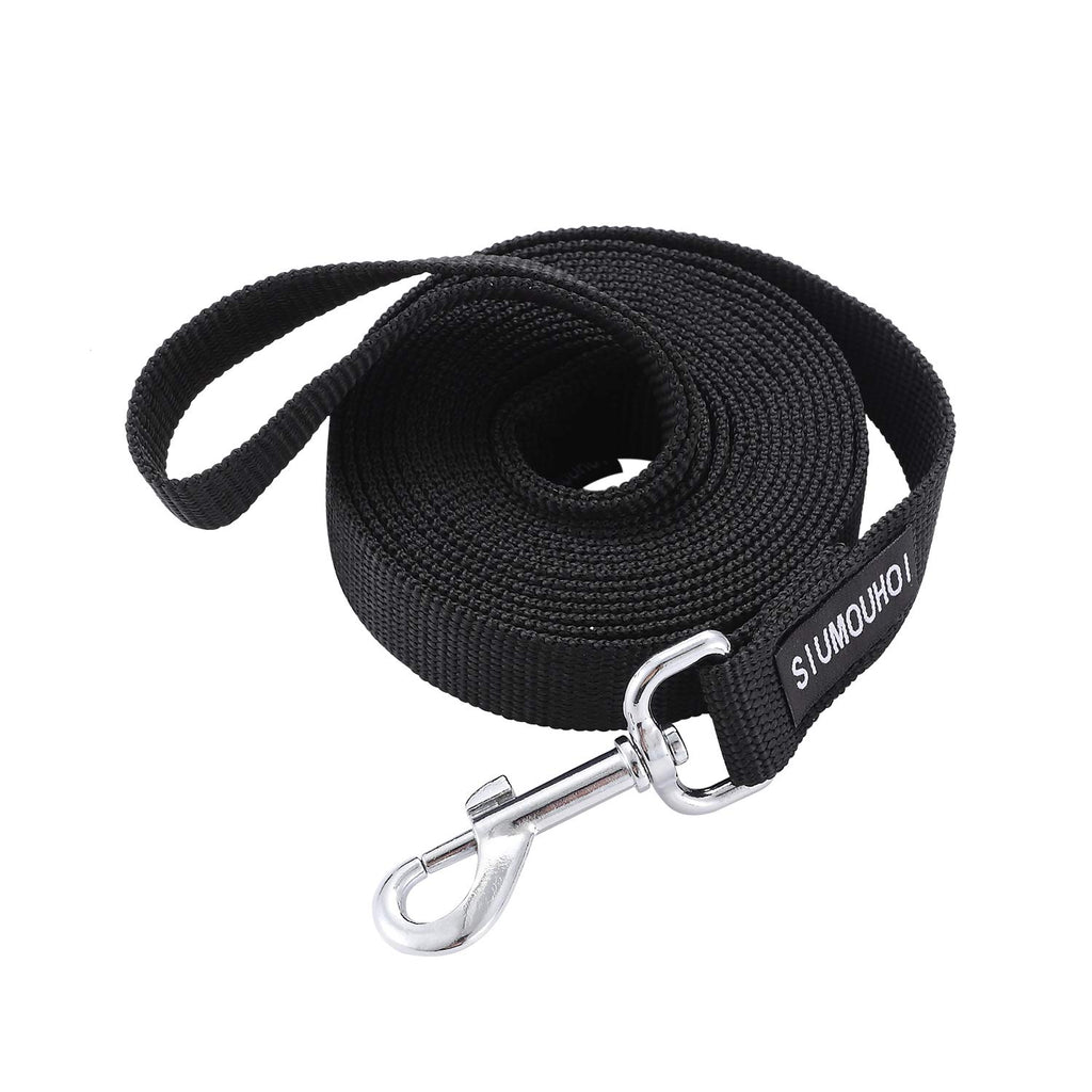 Strong Durable Nylon Dog Training Leash, 1 Inch Wide Traction Rope, 6 ft Long, for Small and Medium Dog (Pink, 6 Feet)