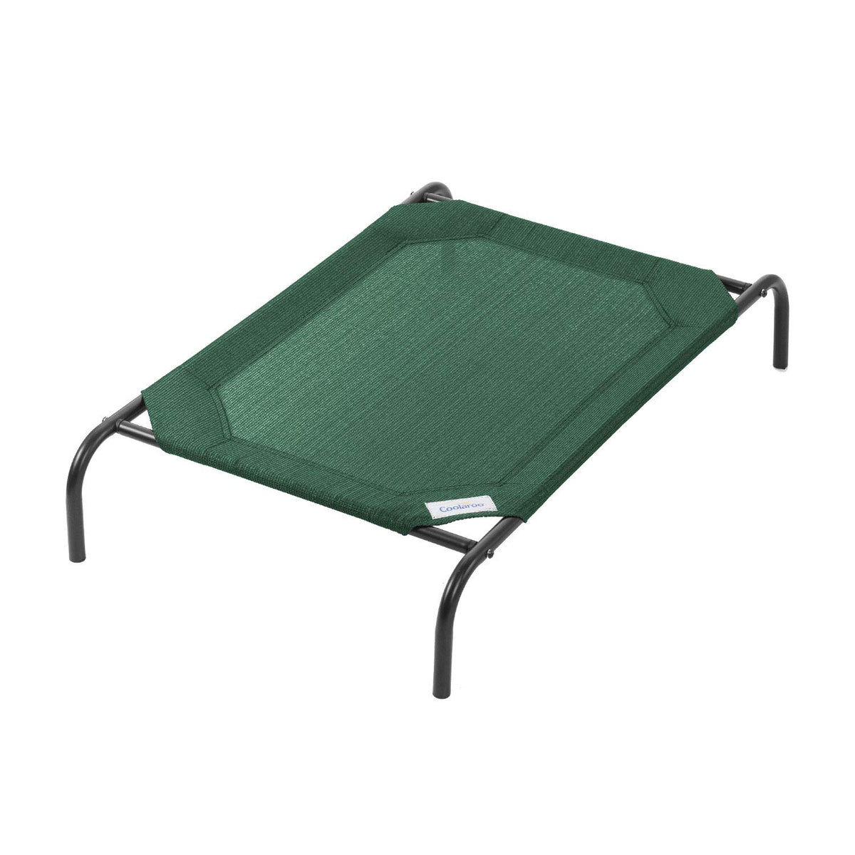 Coolaroo Original Elevated Dog Bed - Breathable Off-The-Ground Pet Bed with Cooling Fabric, Joint Relief & Moisture-Resistant Fabric, 100% Recyclable, Easy Clean, Grey, Medium