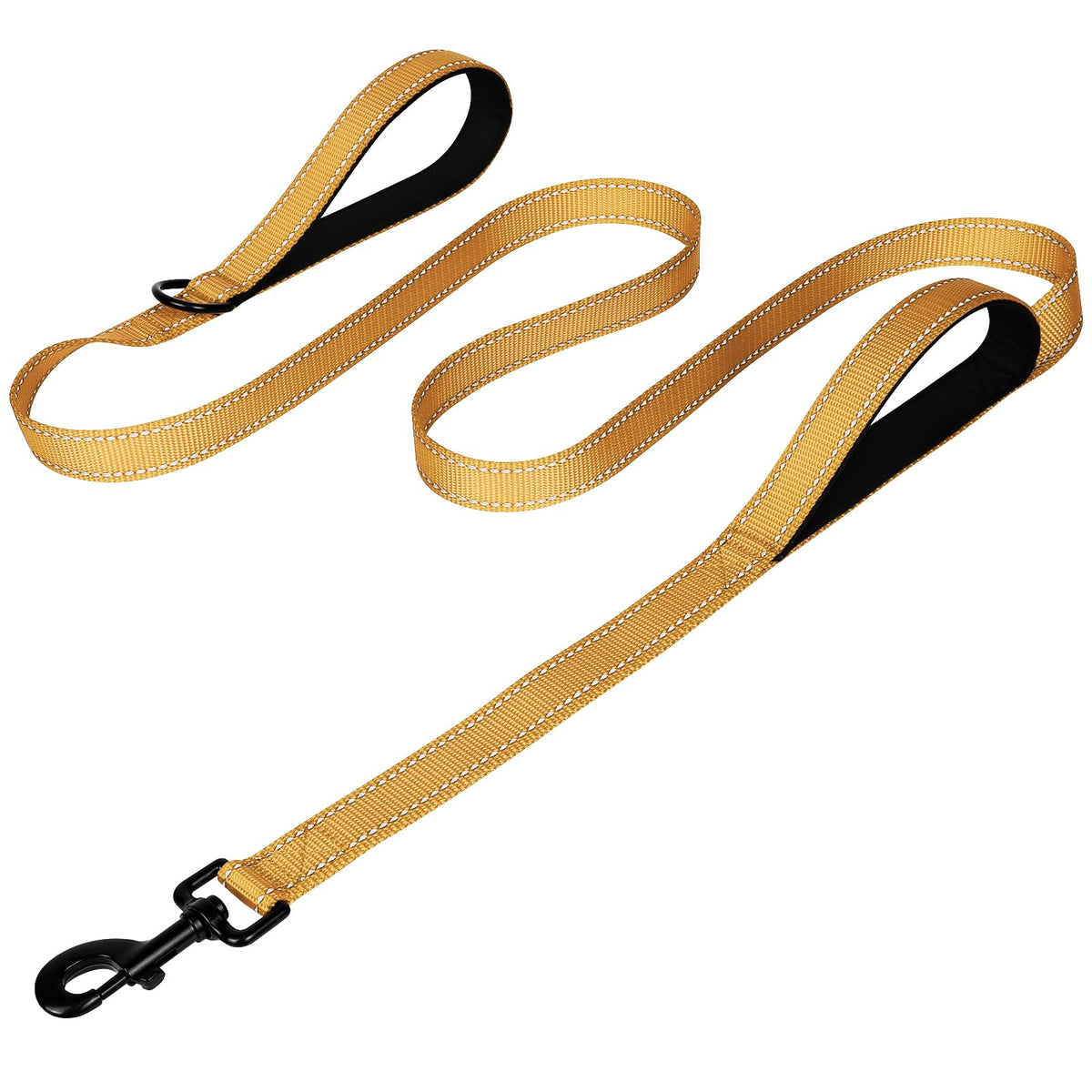 Joytale Dog Leash for Large Dogs that Pull, Double Handle, 6FT, Hot Pink