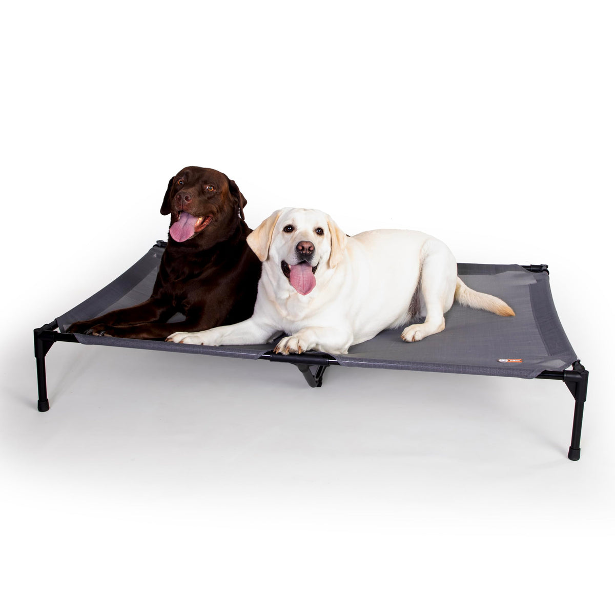 K&H Outdoor Elevated Dog Bed, Cooling Raised Dog Bed, Medium 32x25in, Tan