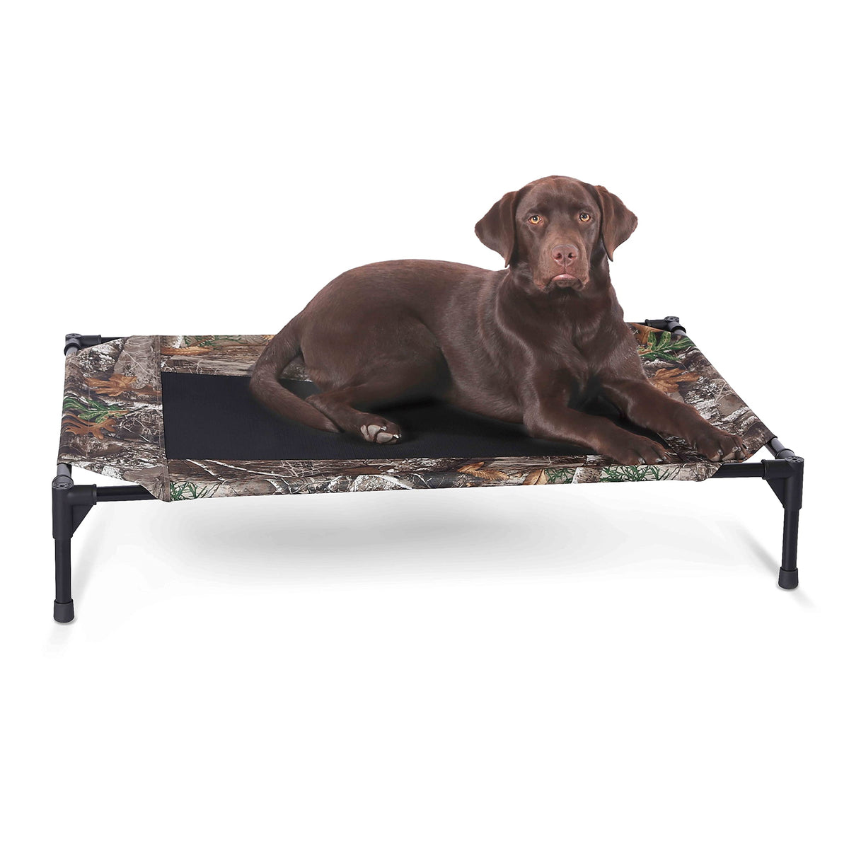 K&H Outdoor Elevated Dog Bed, Cooling Raised Dog Bed, Medium 32x25in, Tan