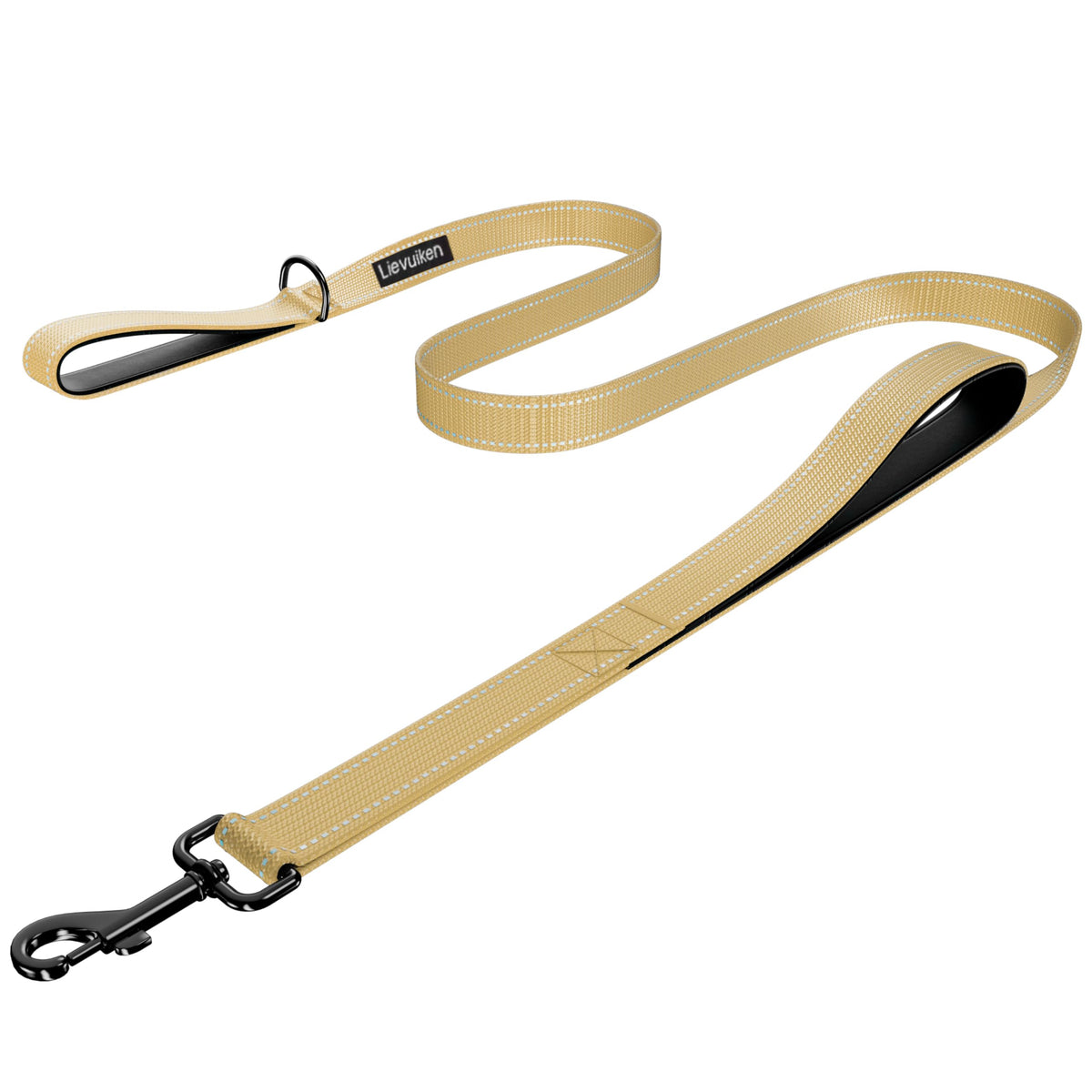 Dog Leash 4ft Long,Double Handle Dog Leash for Control Training