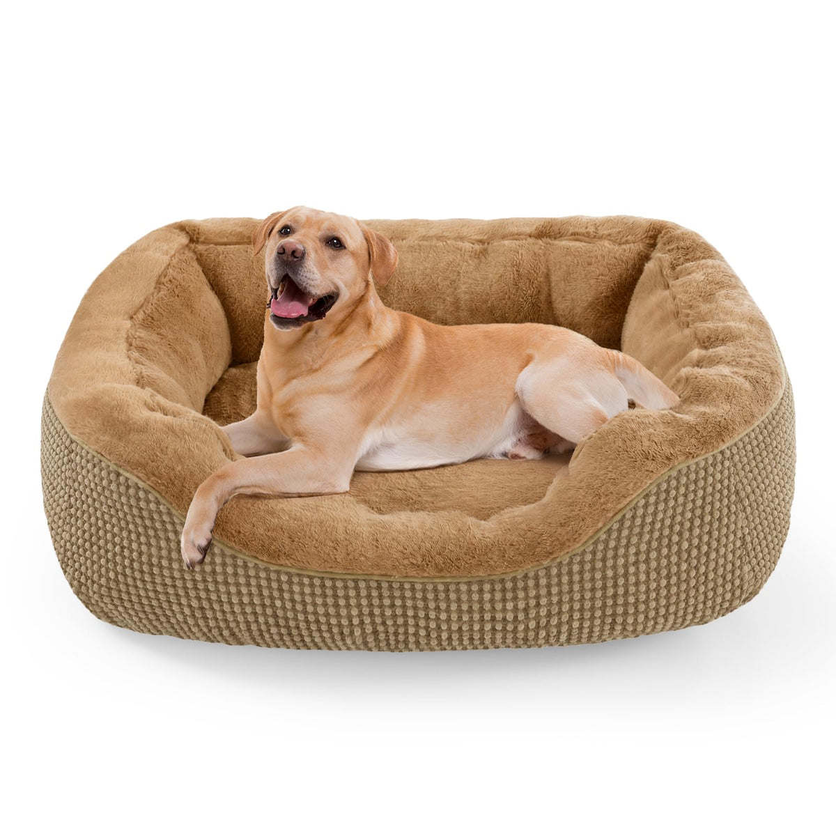 INVENHO Small Dog Bed for Small Dogs, Cat Beds for Indoor Cats Washable, Orthopedic Dog Bed, Warming Soft Calming Sleeping Puppy Bed Durable Pet Bed with Anti-Slip Bottom S(20"x19"x6")