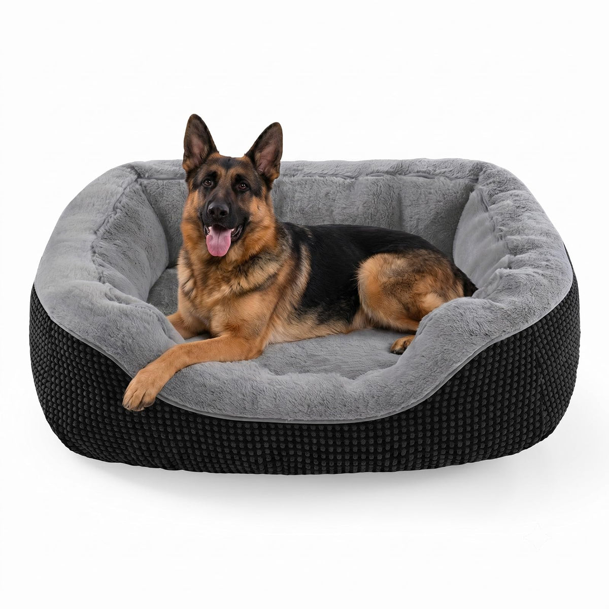 INVENHO Small Dog Bed for Small Dogs, Cat Beds for Indoor Cats Washable, Orthopedic Dog Bed, Warming Soft Calming Sleeping Puppy Bed Durable Pet Bed with Anti-Slip Bottom S(20"x19"x6")