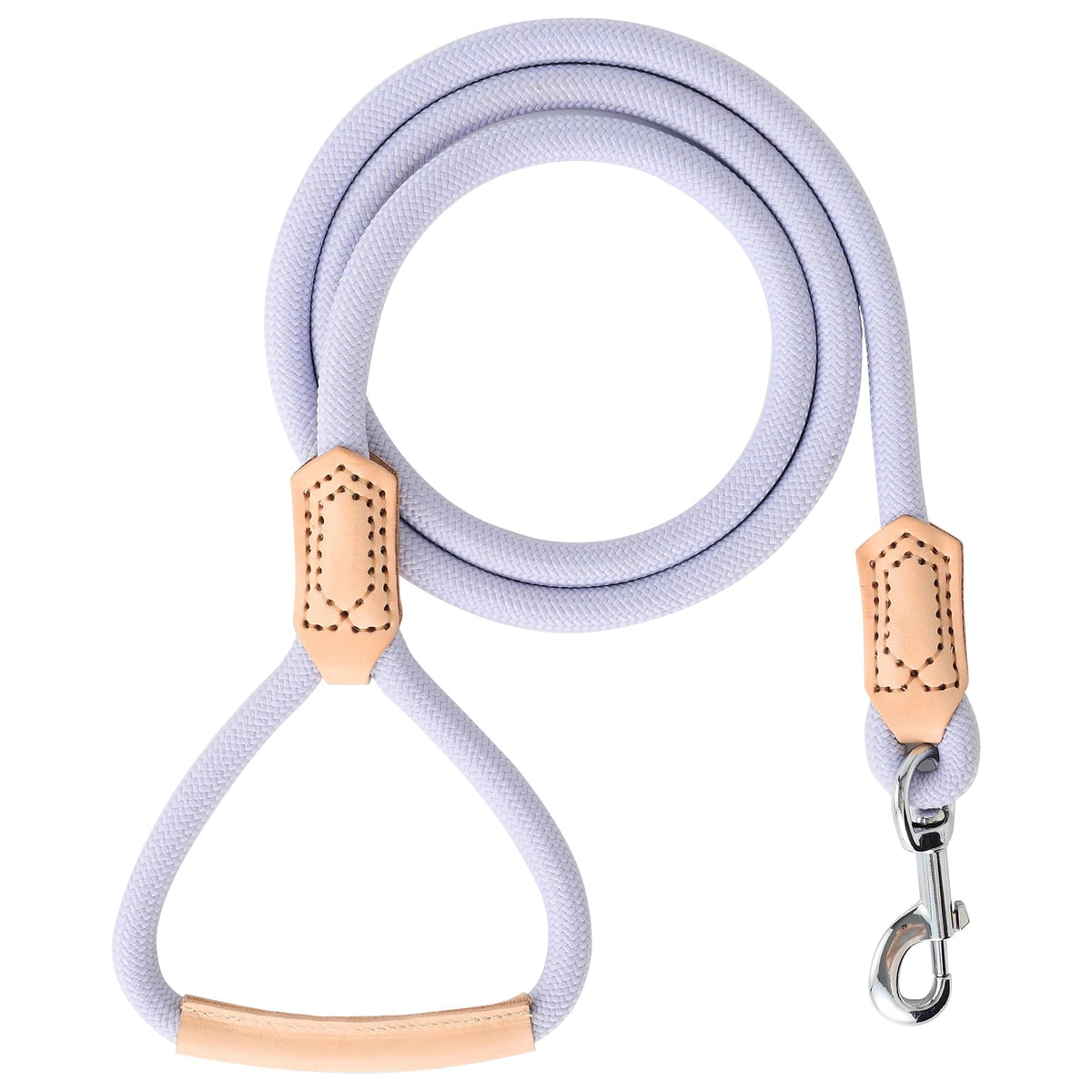 Mile High Life Dog Leash with Genuine Leather-Wrapped Ends, 4/5/6FT