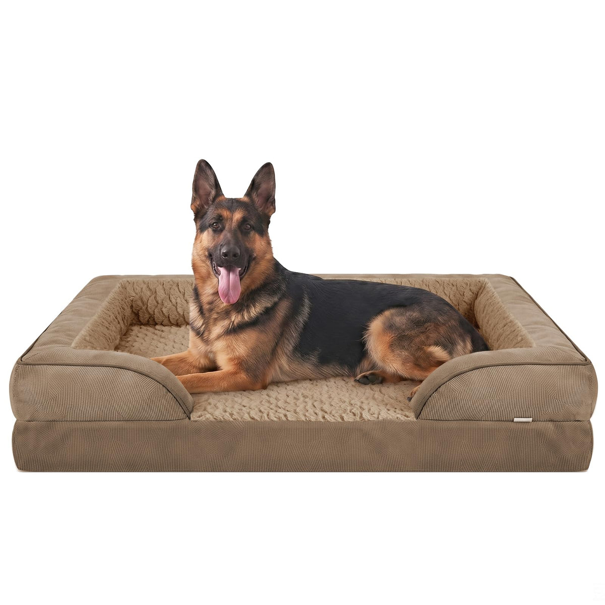 INVENHO Orthopedic Dog Beds Large Sized, XL Washable Dog Sofa with Egg-Crate Foam, Waterproof Lining and Non-Skid Bottom