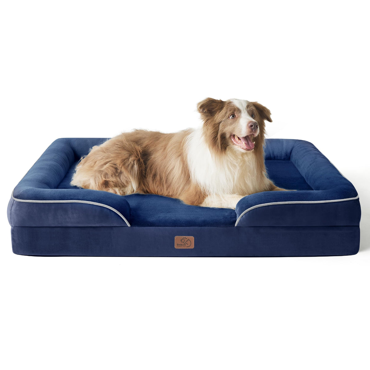 Bedsure Orthopedic Dog Bed Medium Washable Original Design, 28" Grey