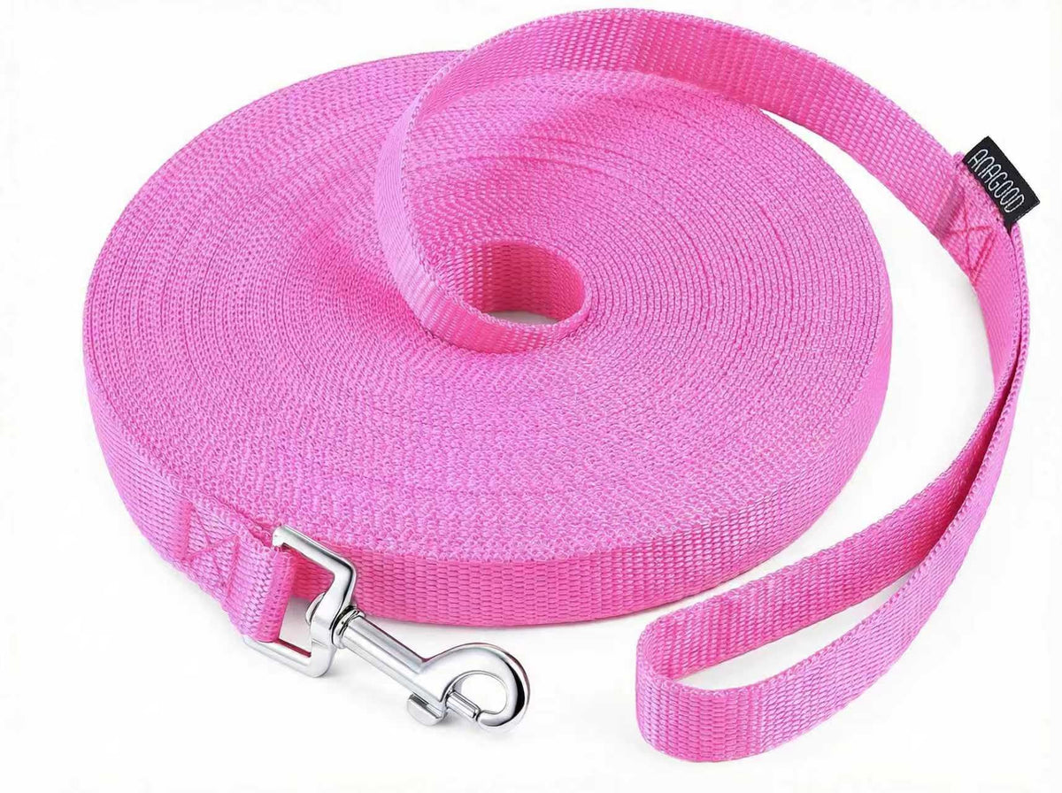 Long Dog Leashes for Training 15/20/30/50/100FT Lead for Medium Small Dogs