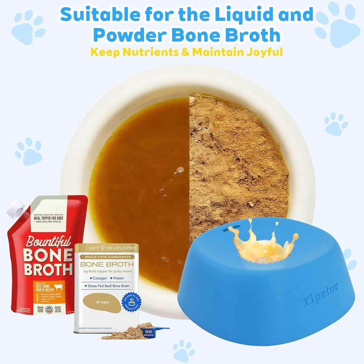 Yipetor Dog Lick Bowl, Rolled Ball-in Slow Feeder Enrichment Puzzle Toys