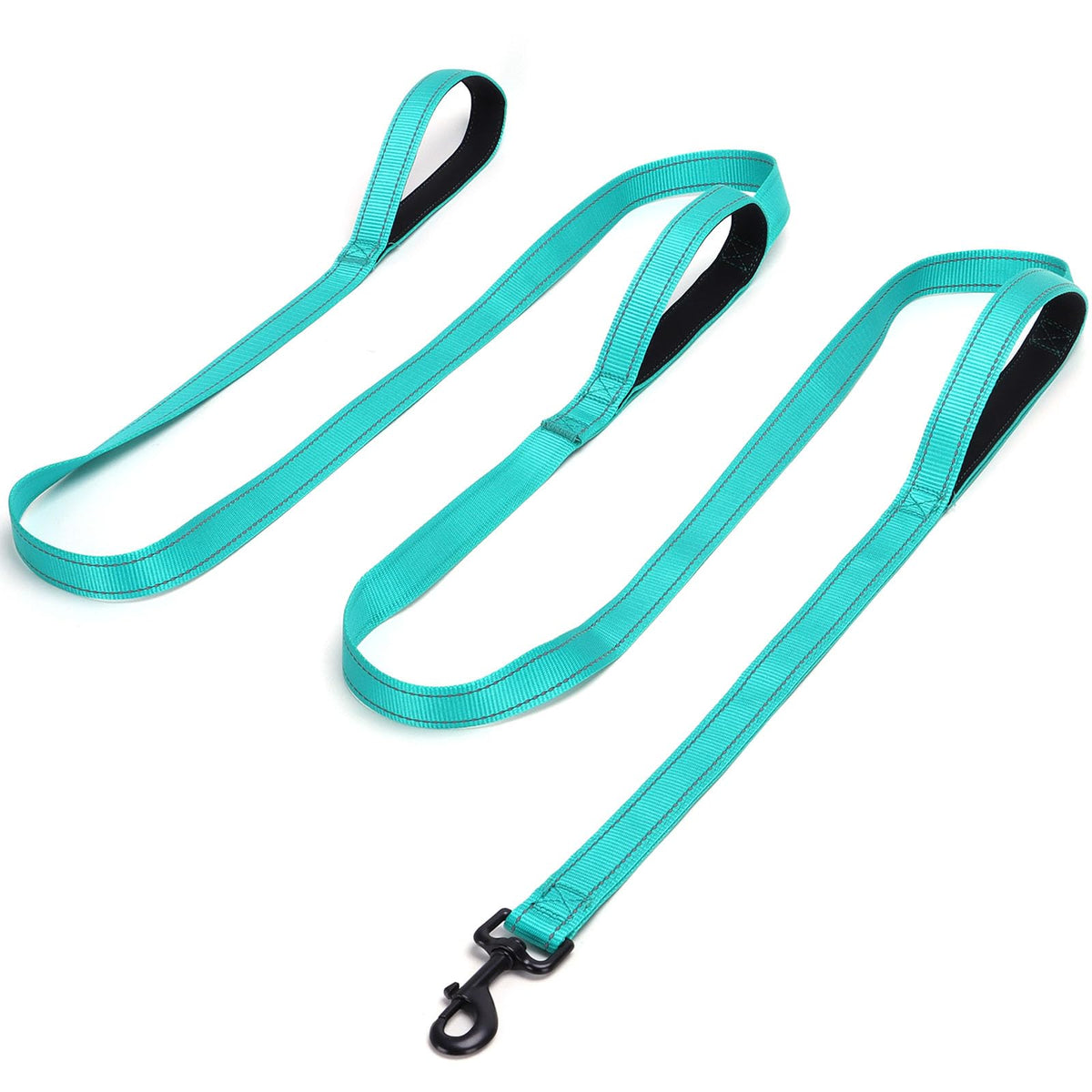 3 Handle Dog Leash 10FT Triple Handle Reflective Large Medium Dog
