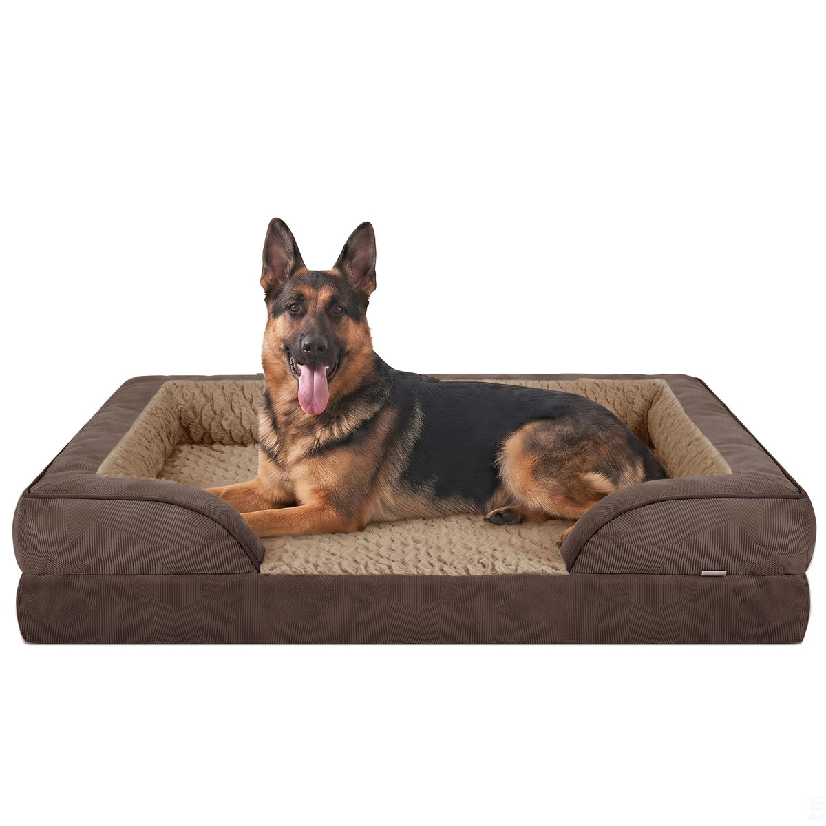 INVENHO Orthopedic Dog Beds Large Sized, XL Washable Dog Sofa with Egg-Crate Foam, Waterproof Lining and Non-Skid Bottom