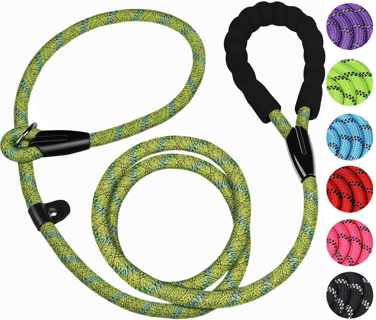 Dog Leash, 6 FT Heavy Duty Dog Leashes with Comfortable Padded Handle,Black