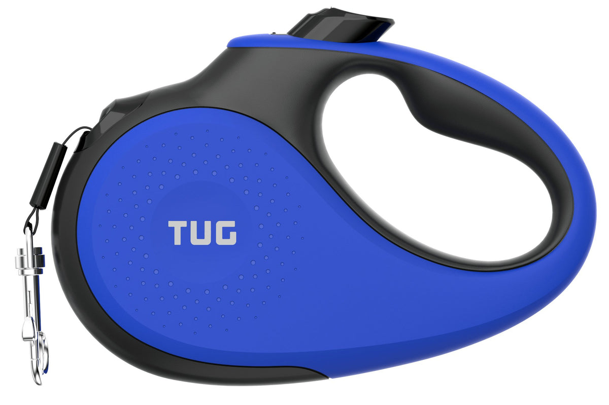 TUG Original Retractable Dog Leash, 16 ft (Medium, White)