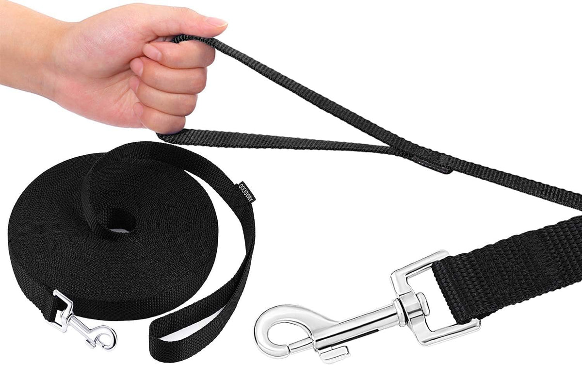 Long Dog Leashes for Training 15/20/30/50/100FT Lead for Medium Small Dogs