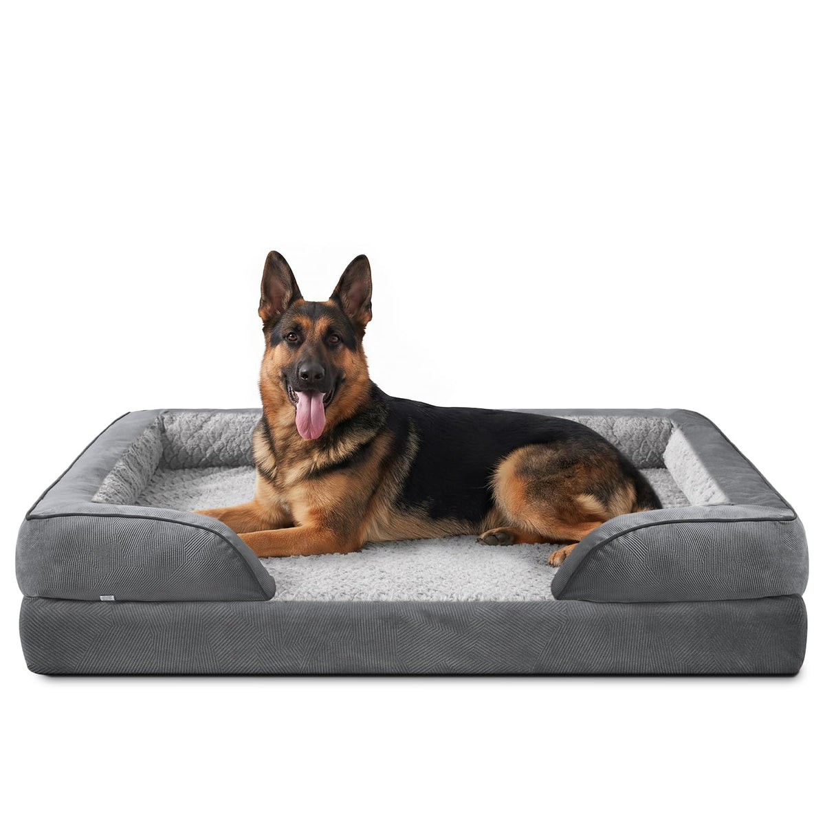 INVENHO Orthopedic Dog Beds Large Sized, XL Washable Dog Sofa with Egg-Crate Foam, Waterproof Lining and Non-Skid Bottom