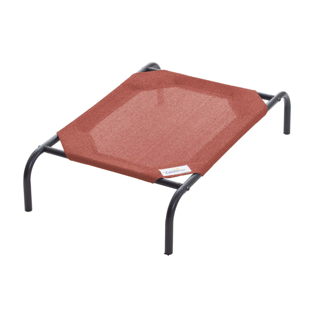 Coolaroo Original Elevated Dog Bed - Breathable Off-The-Ground Pet Bed with Cooling Fabric, Joint Relief & Moisture-Resistant Fabric, 100% Recyclable, Easy Clean, Grey, Medium