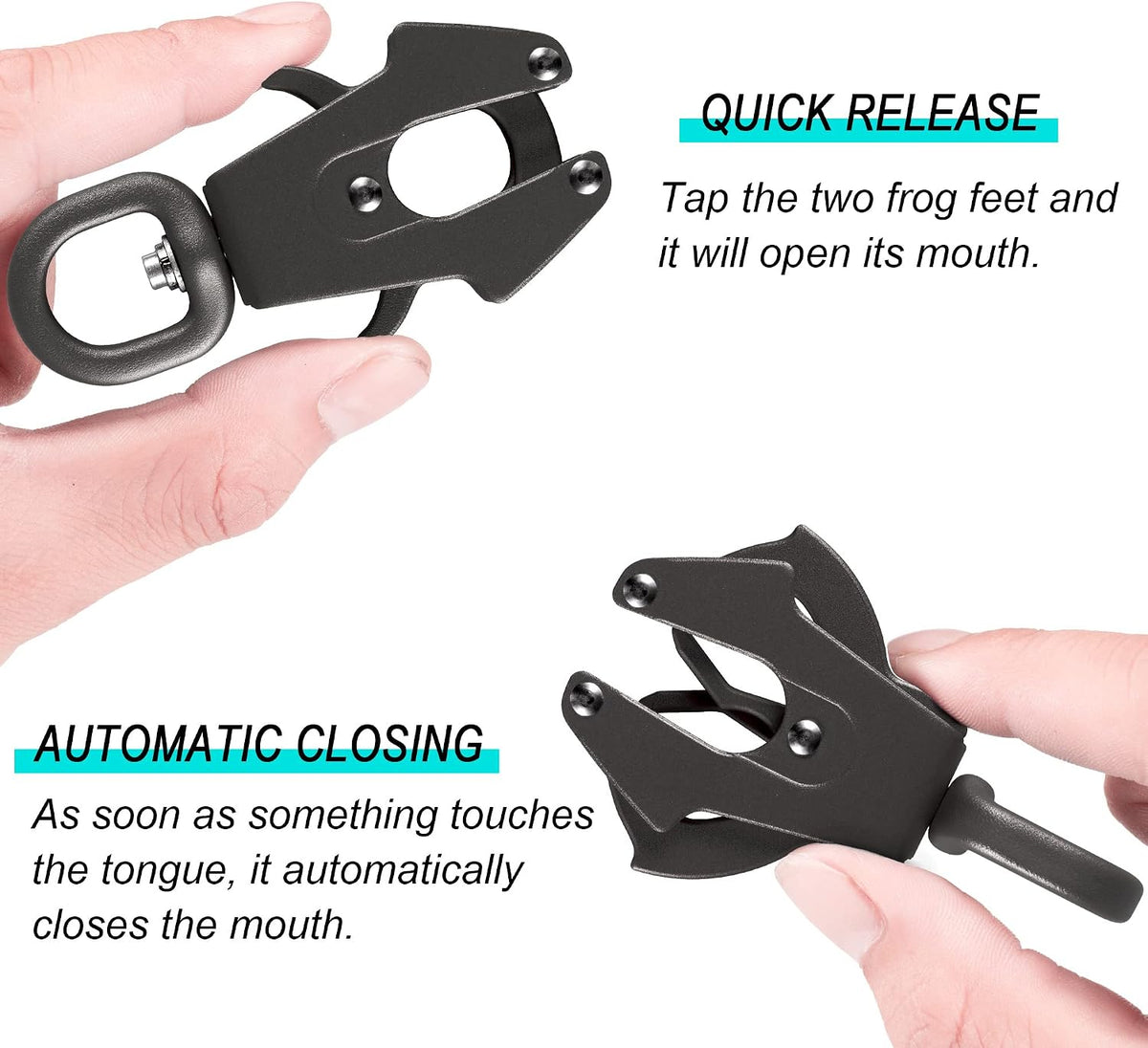 GEIT Heavy Duty Dog Leash with Frog Clip for Small Medium and Large Dogs