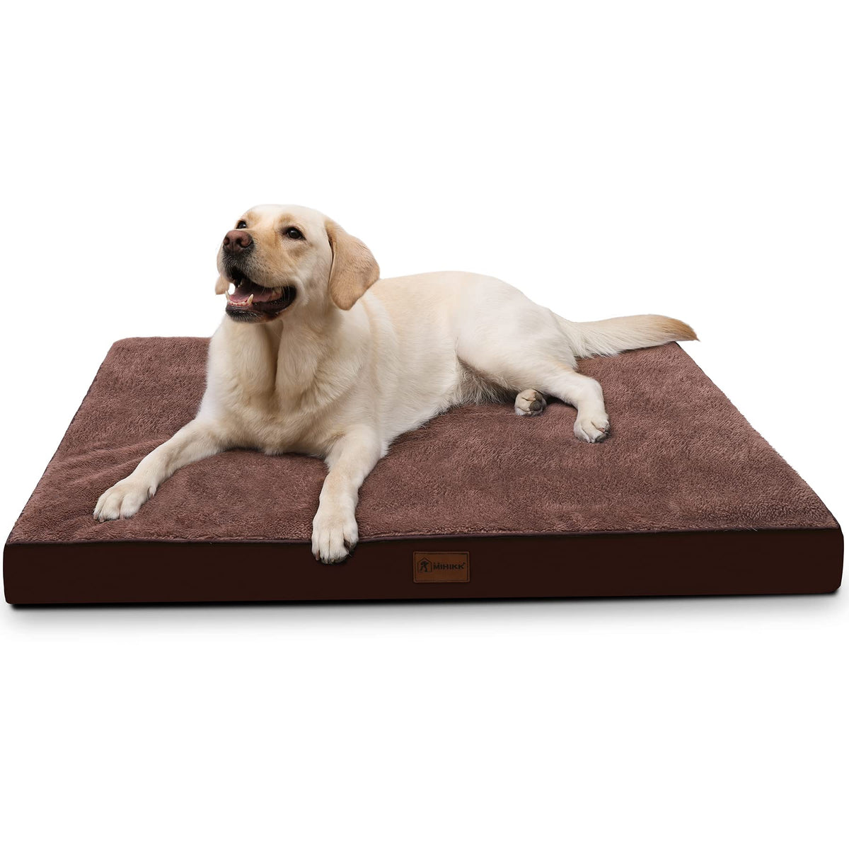 Waterproof Medium Size Dog Crate Bed Orthopedic 35x22 Grey