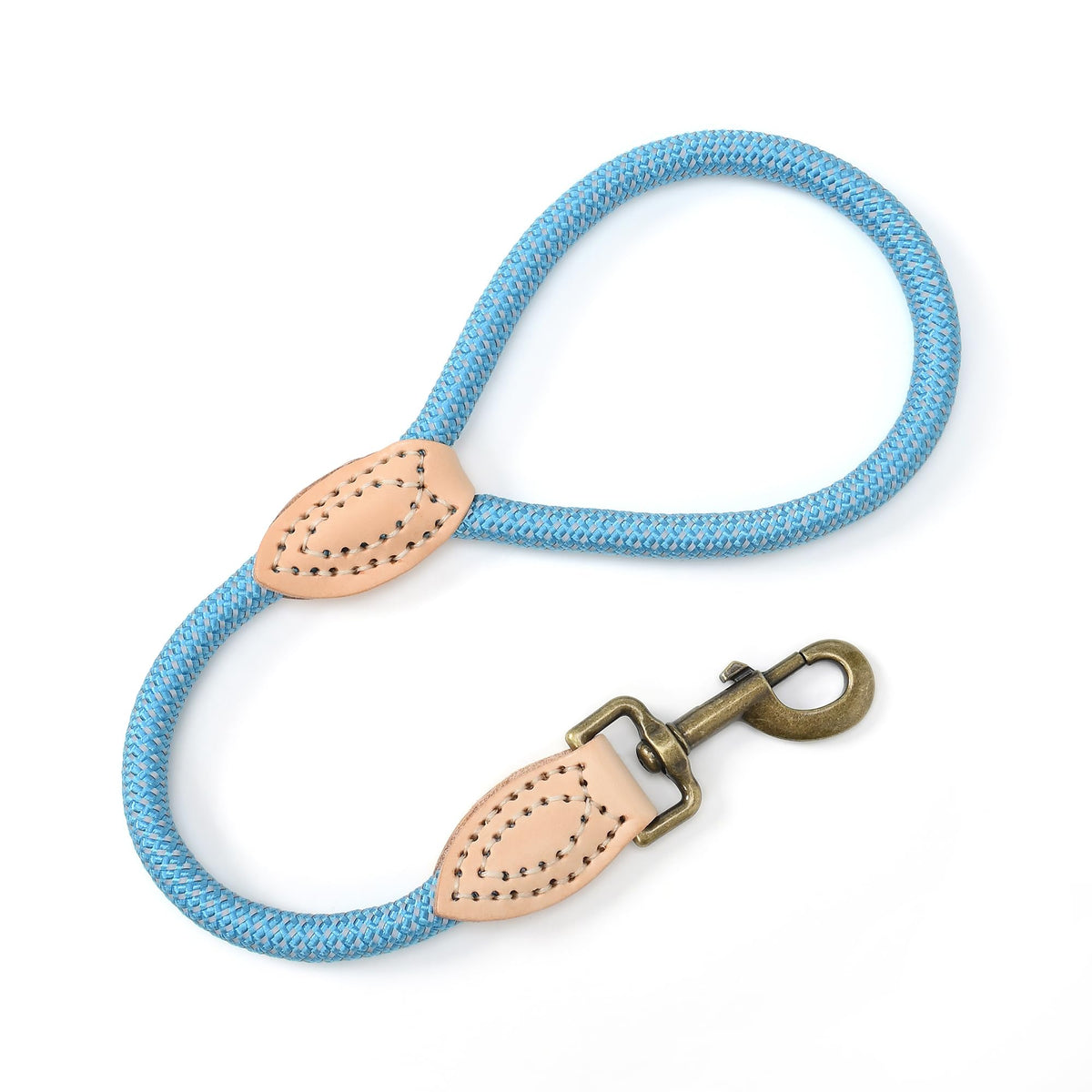 Mile High Life Dog Leash with Genuine Leather-Wrapped Ends, 4/5/6FT