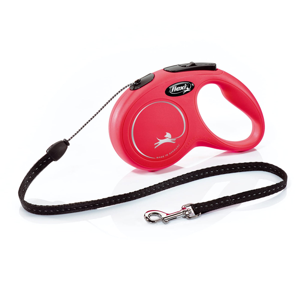 FLEXI® Classic Cord Retractable Dog Leash, Small, 16 ft - Pink