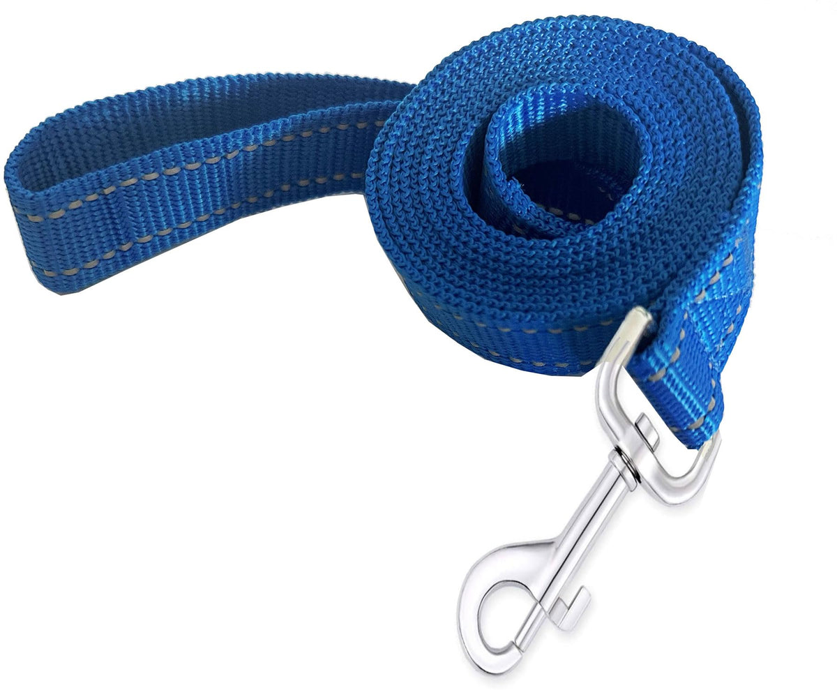Nylon Dog Training Leash, Traction Rope, 4Ft /5 Foot /6 Feet Long, 5/8 inch 3/4 Inch 1 Inch Wide, for Small and Medium Dogs
