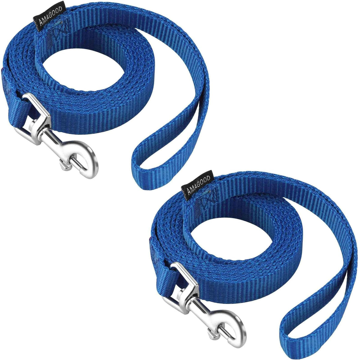 6 FT Puppy/Dog Leashes, Strong Traditional Style Leash with Easy to Use Collar Hook,Dog Lead Great for Small(Red,5/8" x 6 Feet) (Red)