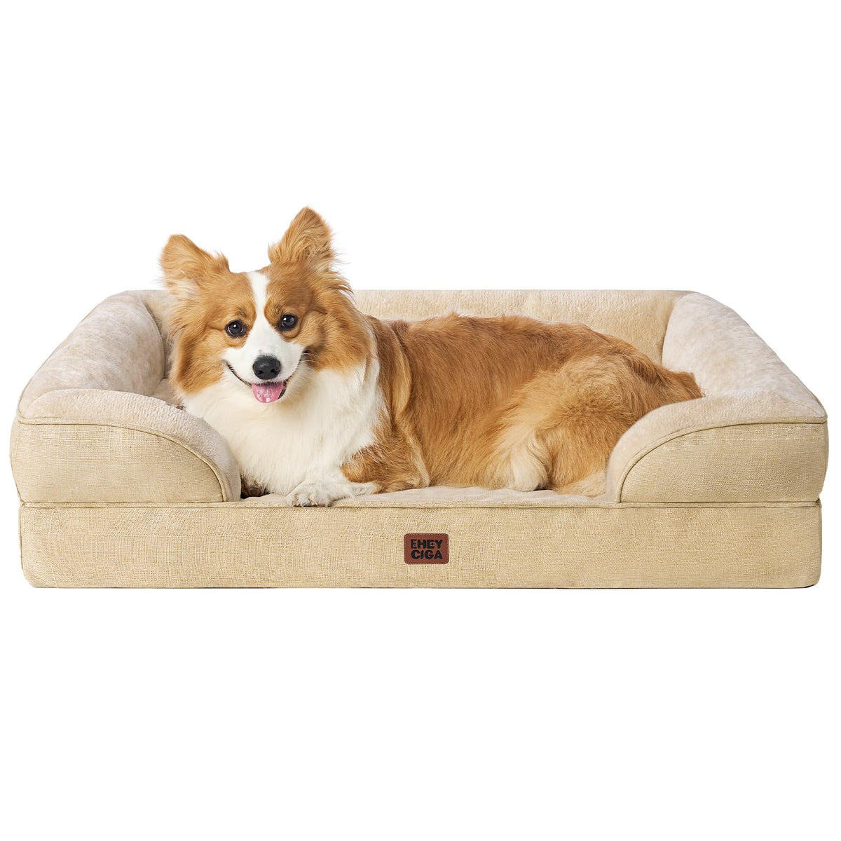 EHEYCIGA Orthopedic Extra Large Dog Bed, Waterproof Washable XL Pet Bed 44"