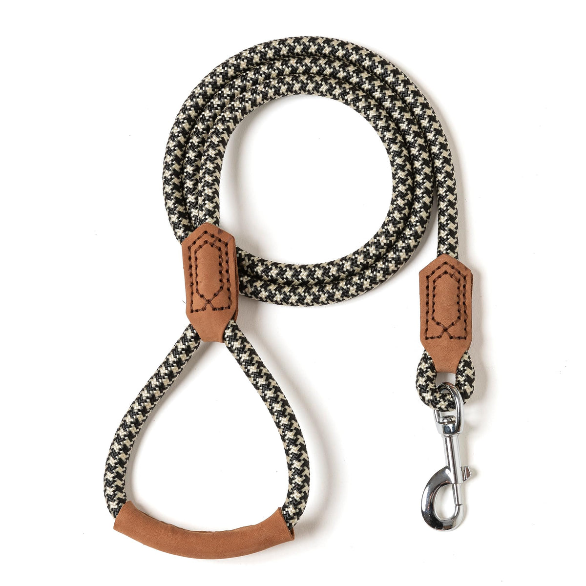 Mile High Life Dog Leash with Genuine Leather-Wrapped Ends, 4/5/6FT