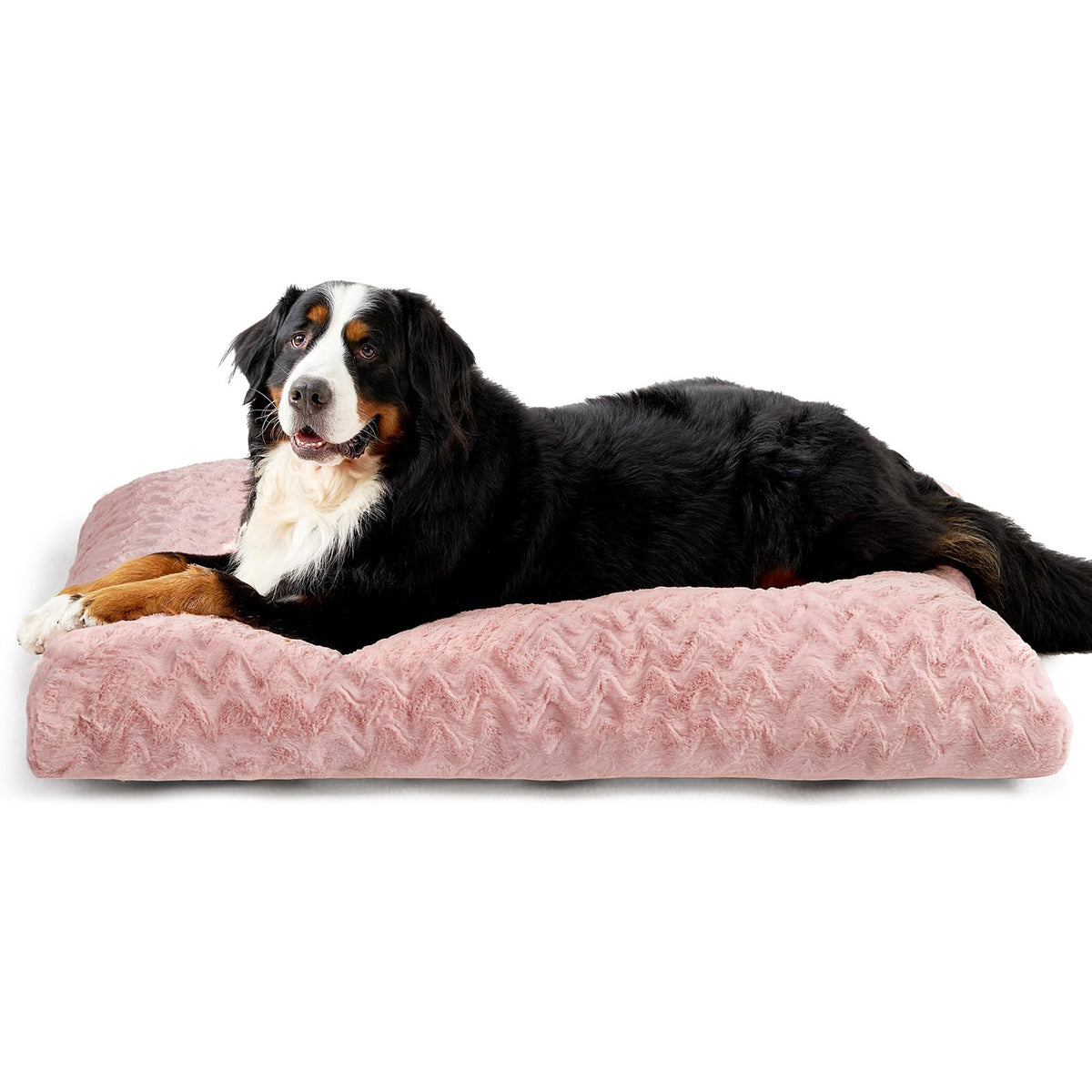 EHEYCIGA Washable Large Dog Bed for Crate, 35x23 Inch Pet Bed, Grey