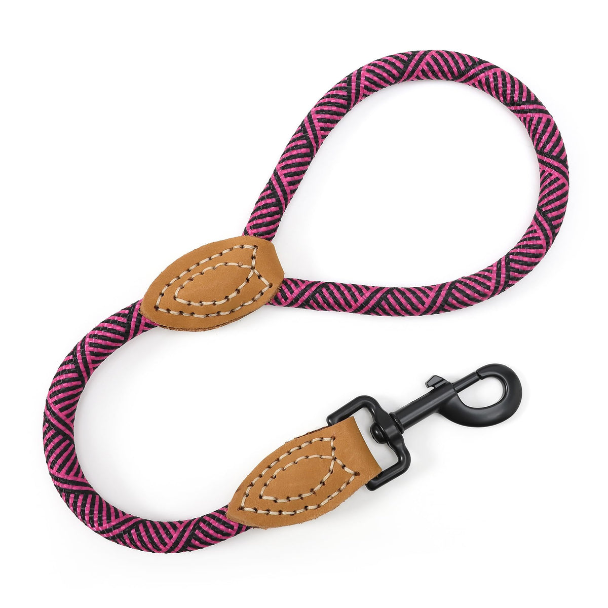 Mile High Life Dog Leash with Genuine Leather-Wrapped Ends, 4/5/6FT