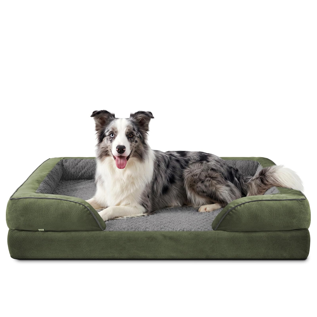 INVENHO Orthopedic Dog Beds Large Sized, XL Washable Dog Sofa with Egg-Crate Foam, Waterproof Lining and Non-Skid Bottom