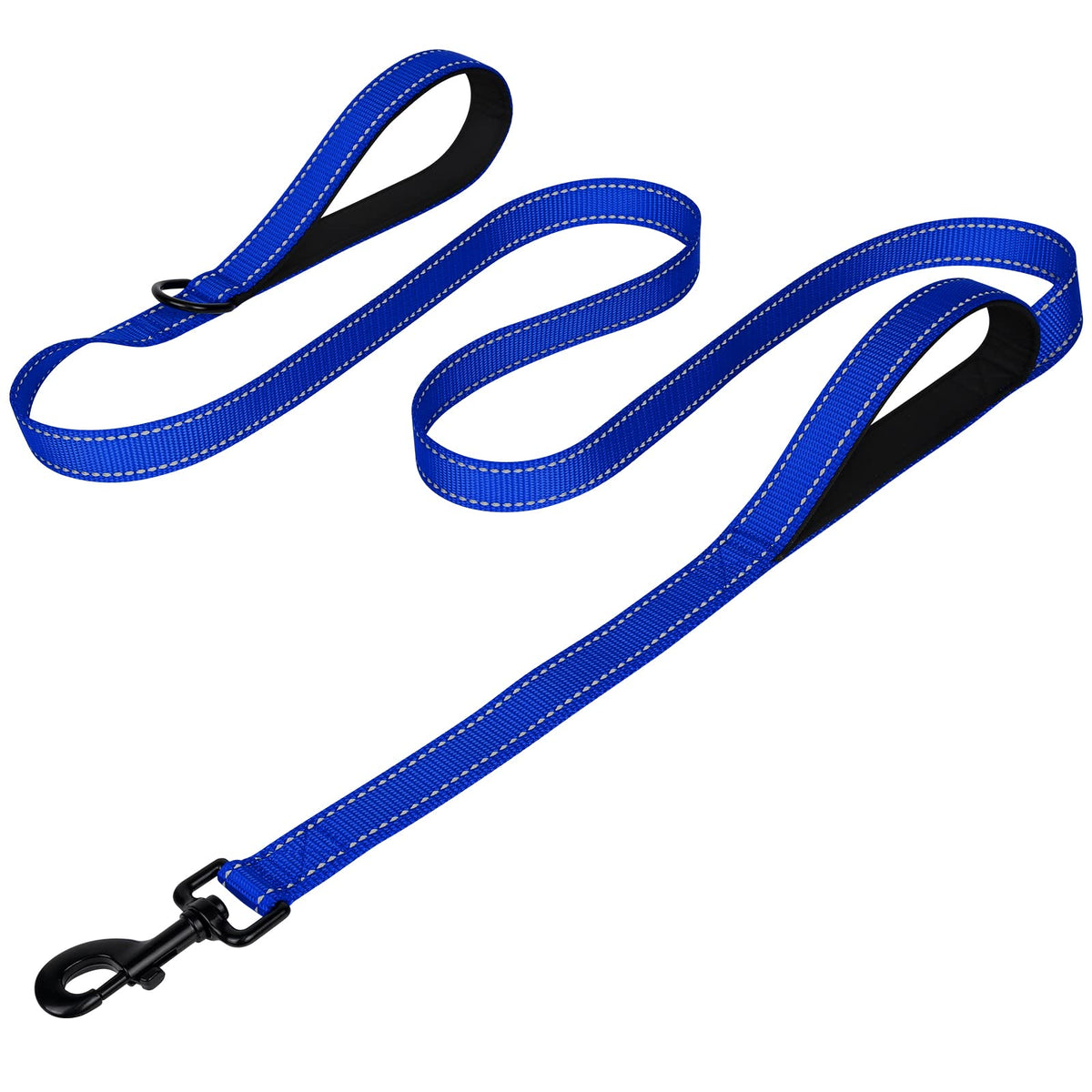 Joytale Reflective Dog Leash for Medium & Large Dogs, 6 FT x 1", Red
