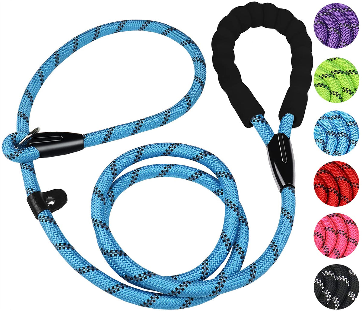 Dog Leash, 6 FT Heavy Duty Dog Leashes with Comfortable Padded Handle,Black