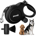 Pecute Dog Leash Retractable 26ft with Chew Proof Extender for 33-110 lbs
