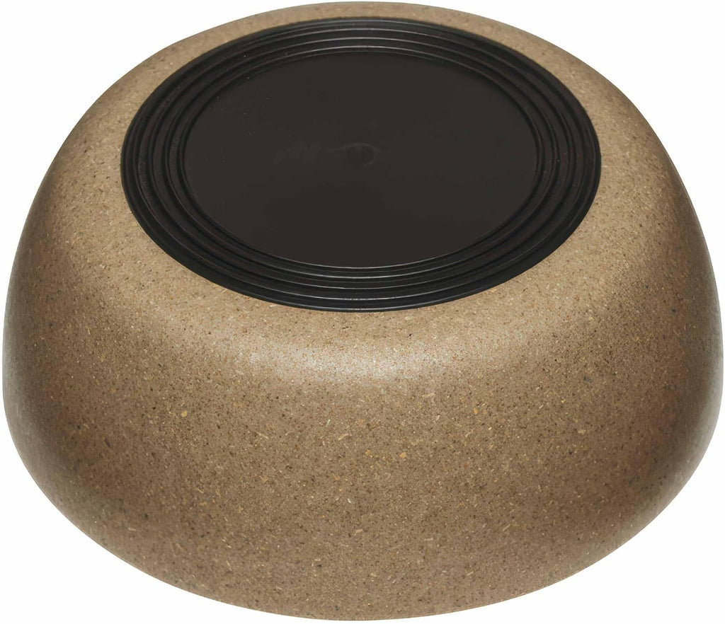 Loving Pets - Dolce Bamboo - Eco-Friendly Pet Bowls & Dishes for Dog, Cats, Puppy Food and Water Bowl -Sustainable and Dishwasher Safe, Made with Real Bamboo (Small, Coffee-Brown)