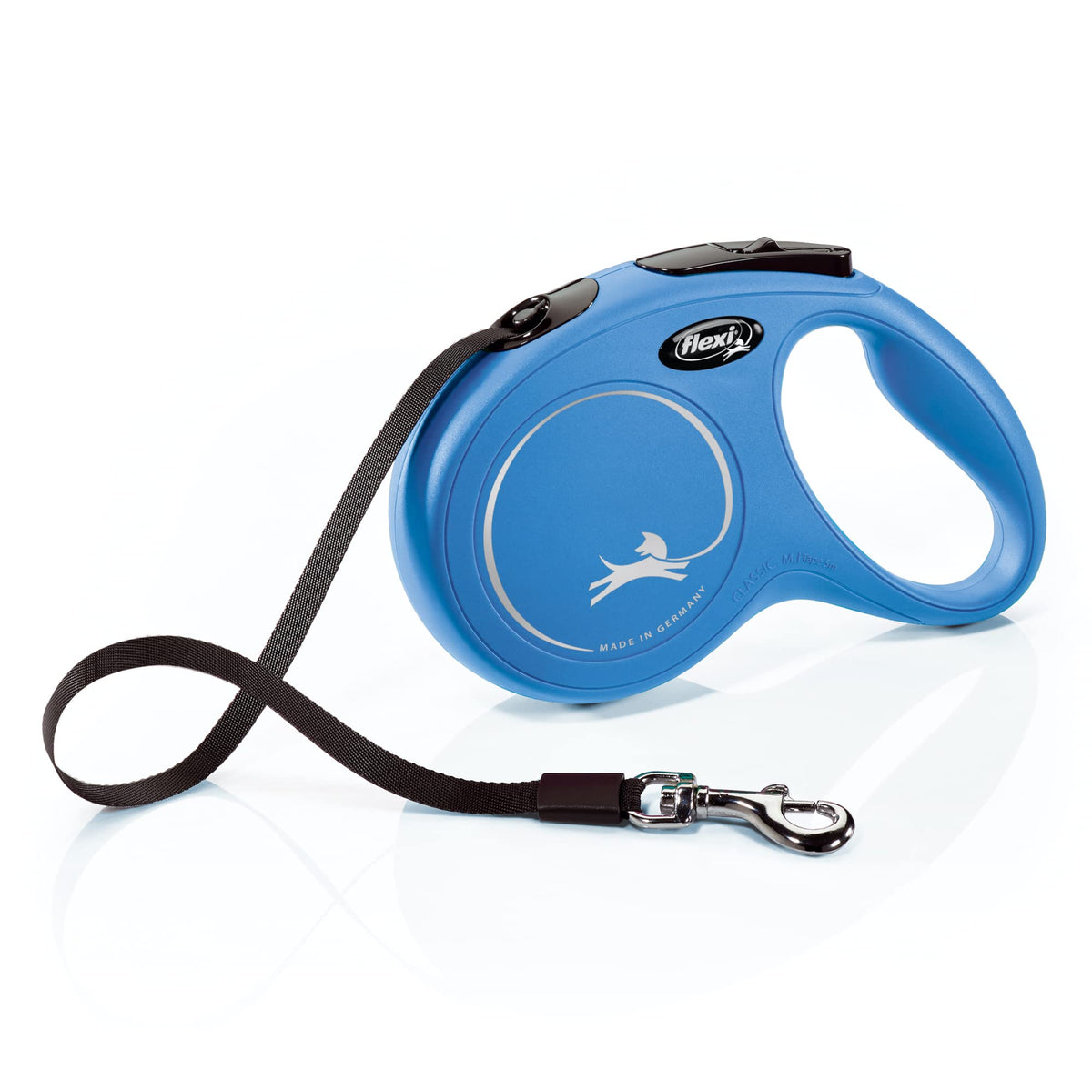 FLEXI® Classic Tape Retractable Dog Leash, Large, 26 ft - Black