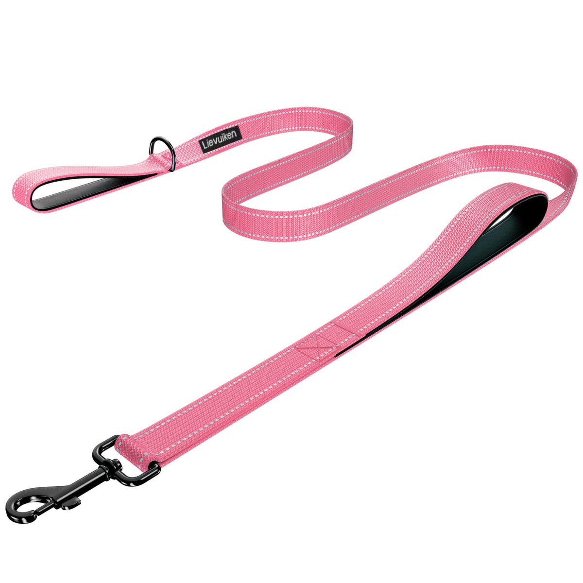 Dog Leash 4ft Long,Double Handle Dog Leash for Control Training
