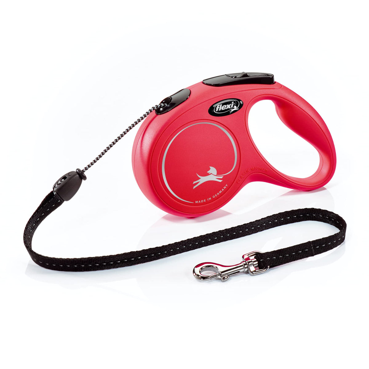 FLEXI® Classic Cord Retractable Dog Leash, Small, 16 ft - Pink
