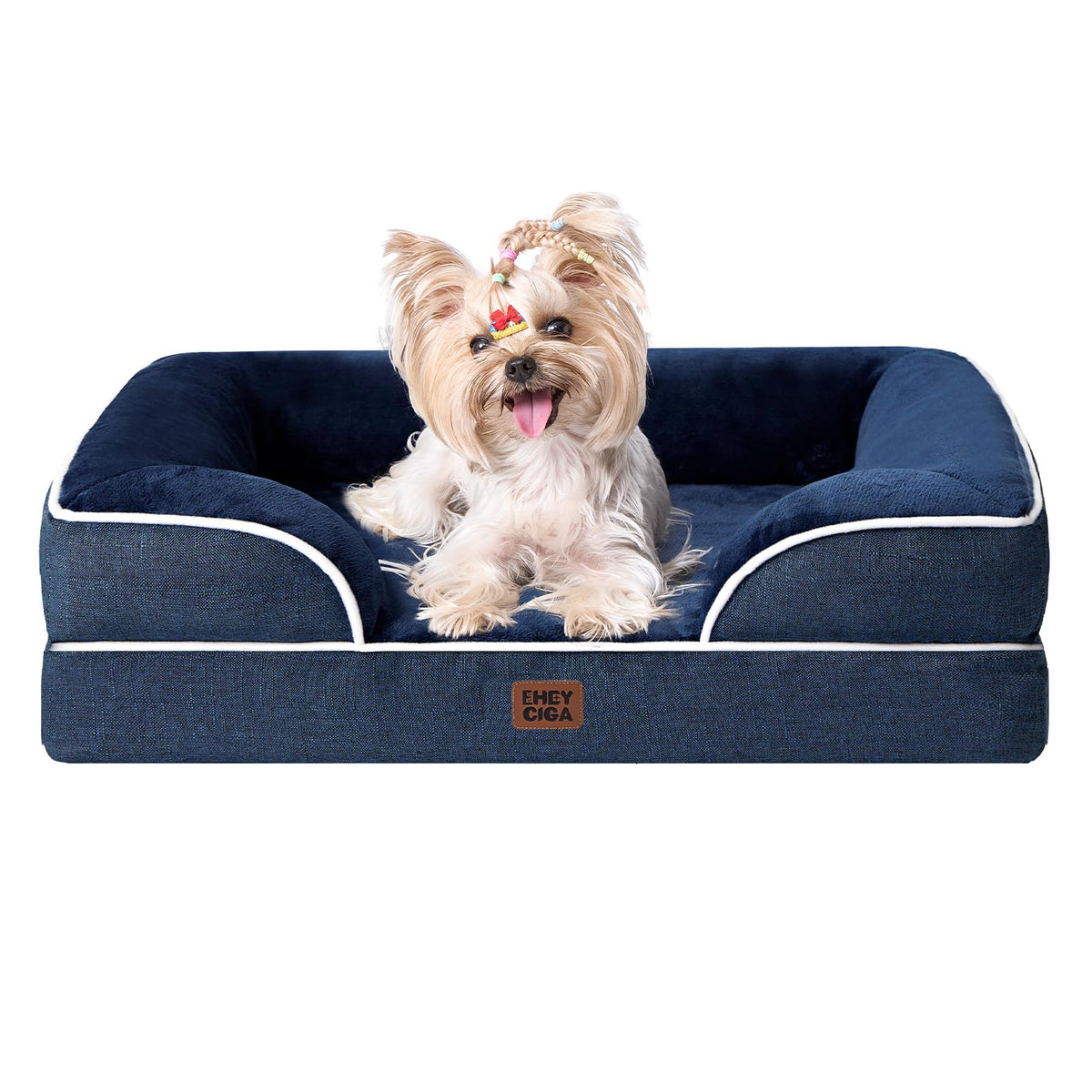 EHEYCIGA Orthopedic Extra Large Dog Bed, Waterproof Washable XL Pet Bed 44"
