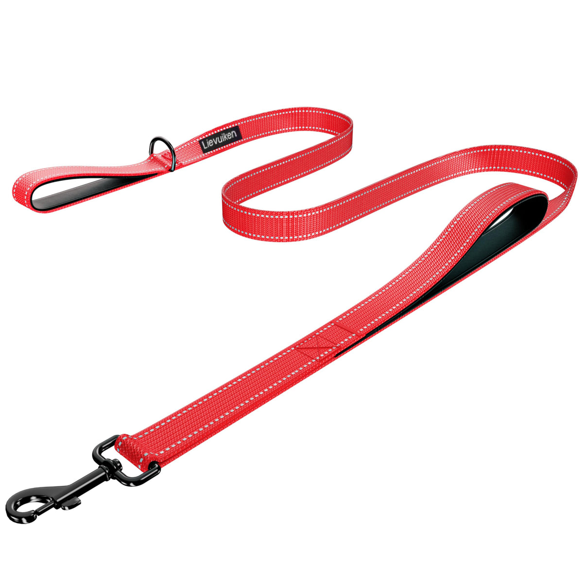 Dog Leash 4ft Long,Double Handle Dog Leash for Control Training