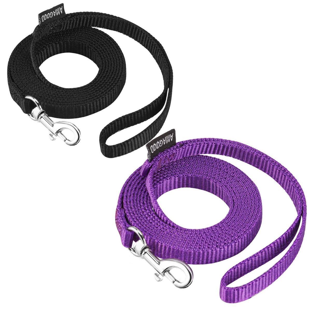 6 FT Puppy/Dog Leashes, Strong Traditional Style Leash with Easy to Use Collar Hook,Dog Lead Great for Small(Red,5/8" x 6 Feet) (Red)