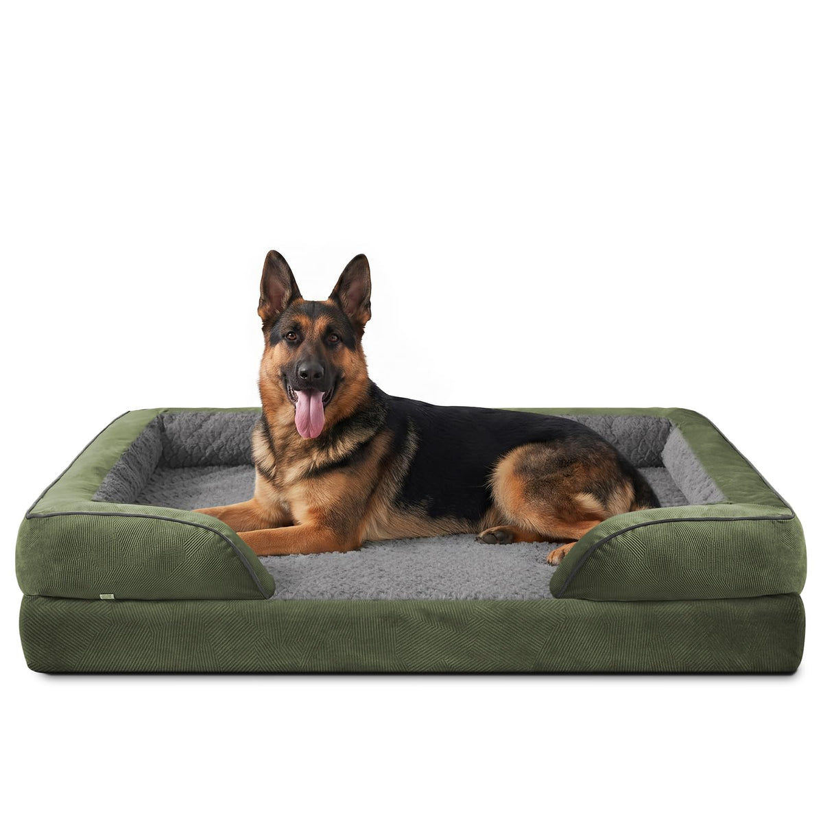 INVENHO Orthopedic Dog Beds Large Sized, XL Washable Dog Sofa with Egg-Crate Foam, Waterproof Lining and Non-Skid Bottom