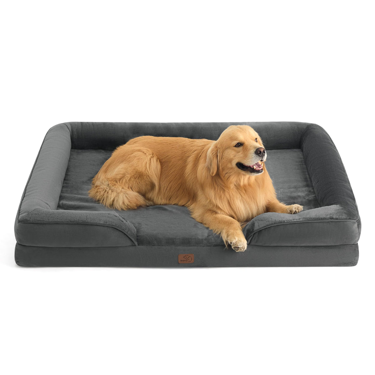 Bedsure Orthopedic Dog Bed Medium Washable Original Design, 28" Grey