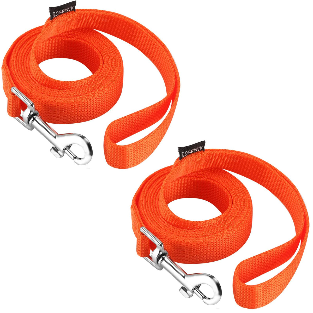 6 FT Puppy/Dog Leashes, Strong Traditional Style Leash with Easy to Use Collar Hook,Dog Lead Great for Small(Red,5/8" x 6 Feet) (Red)