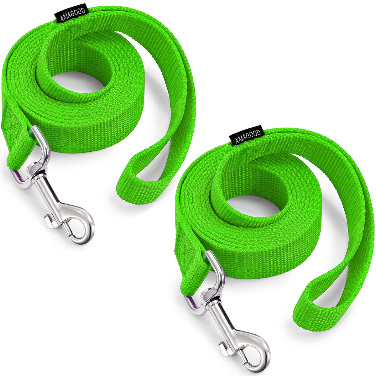6 FT Puppy/Dog Leashes, Strong Traditional Style Leash with Easy to Use Collar Hook,Dog Lead Great for Small(Red,5/8" x 6 Feet) (Red)