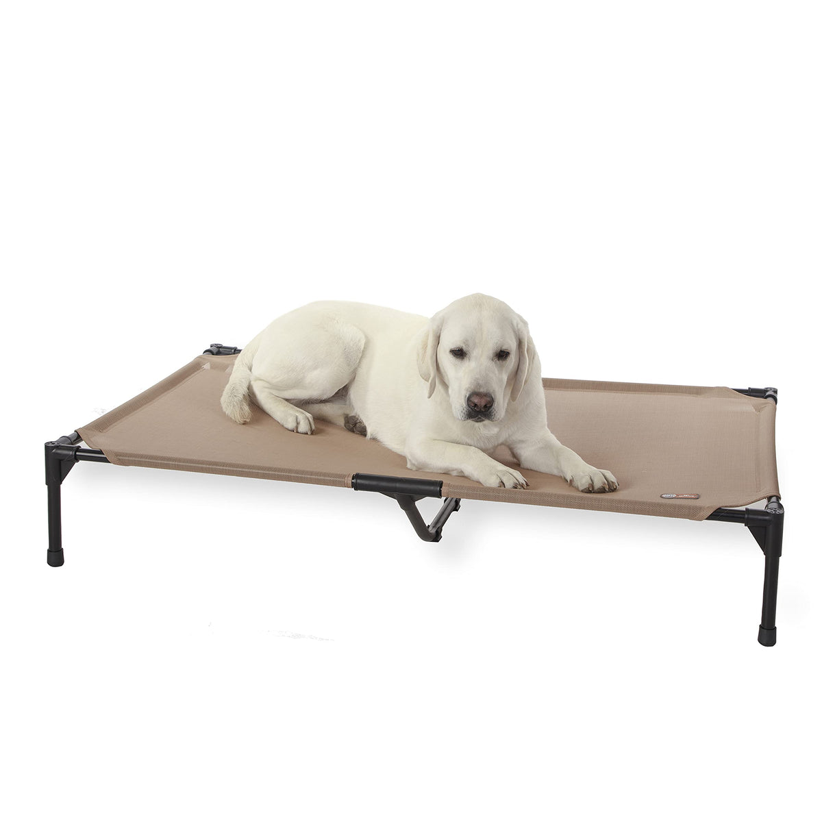 K&H Outdoor Elevated Dog Bed, Cooling Raised Dog Bed, Medium 32x25in, Tan
