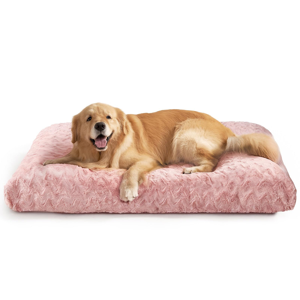 EHEYCIGA Washable Large Dog Bed for Crate, 35x23 Inch Pet Bed, Grey