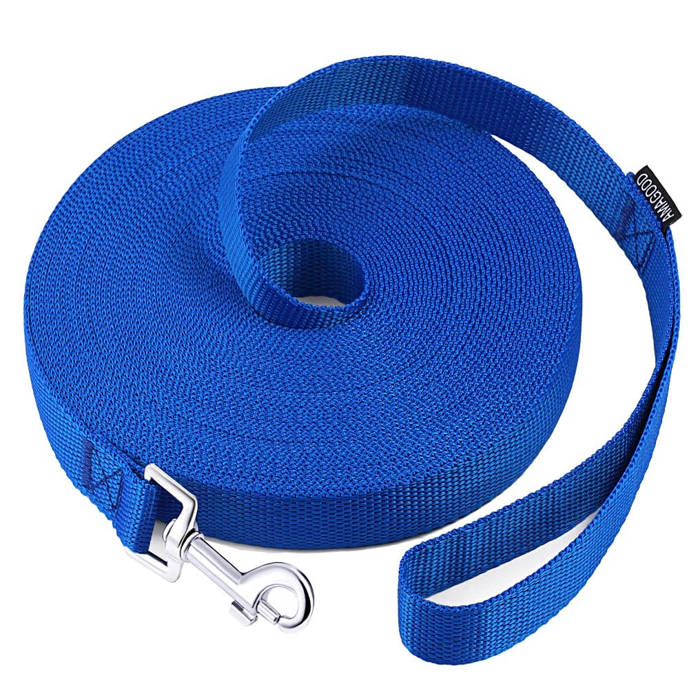 Long Dog Leashes for Training 15/20/30/50/100FT Lead for Medium Small Dogs